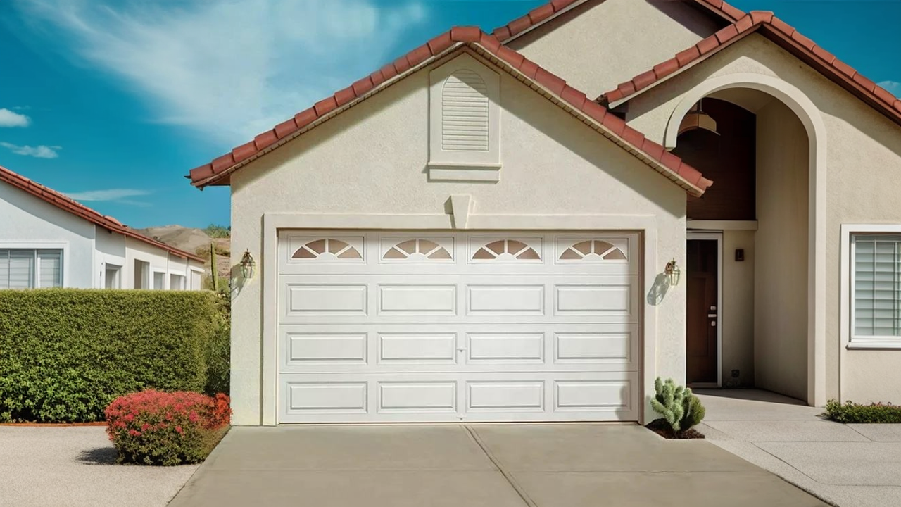 New garage door installation