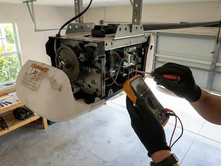 Garage door opener repair