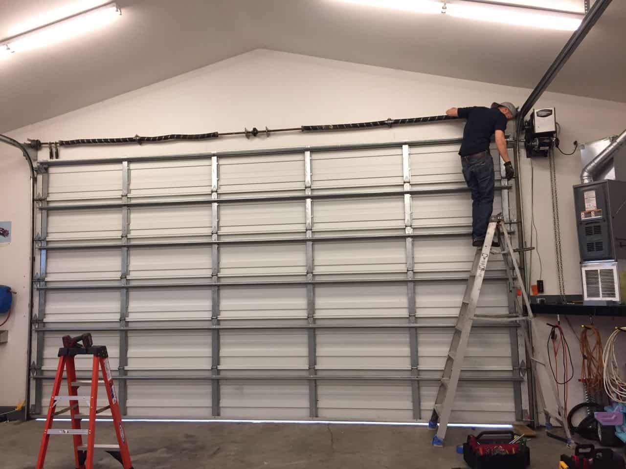 Commercial garage door spring repair