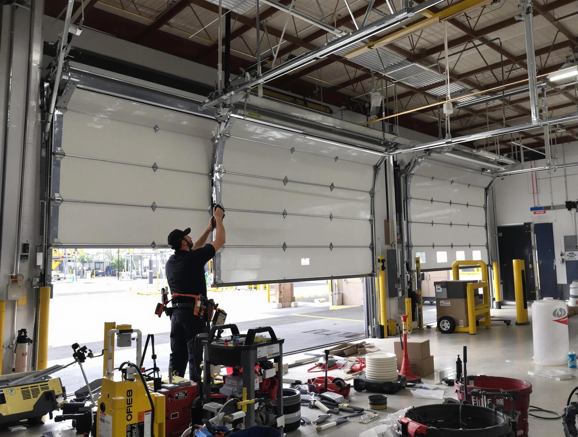 Commercial garage door repair