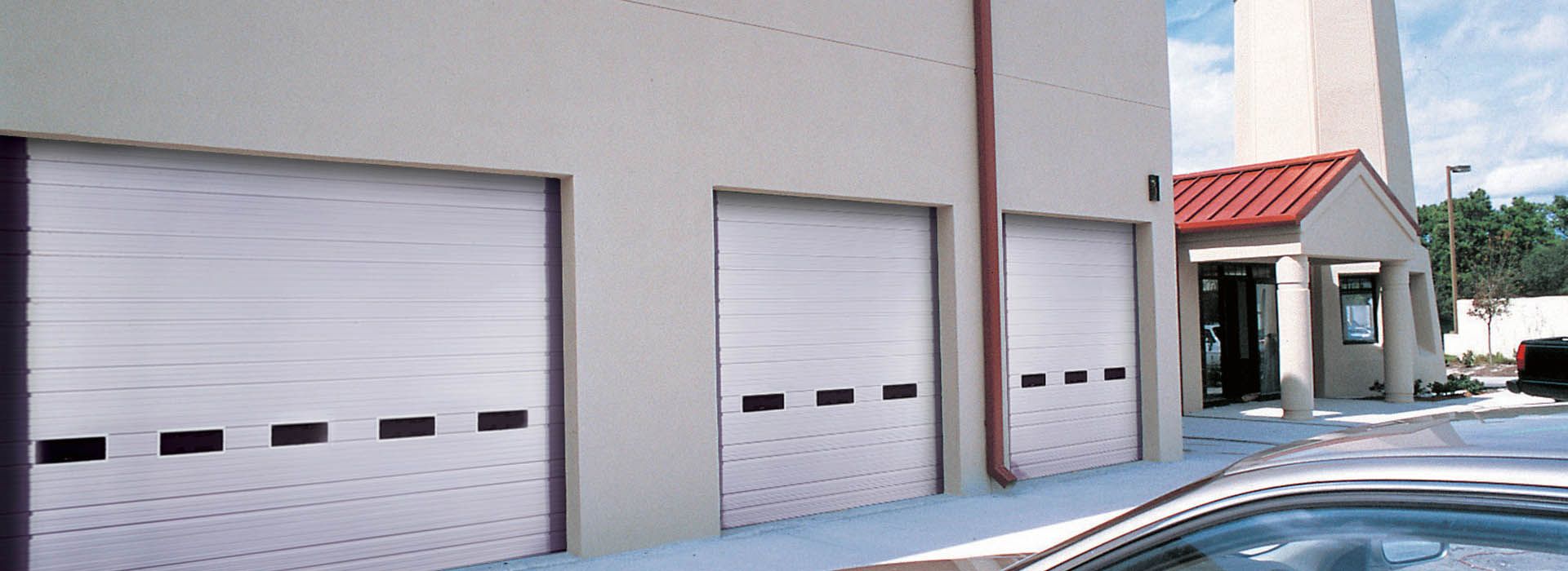 Commercial rolling steel door repair