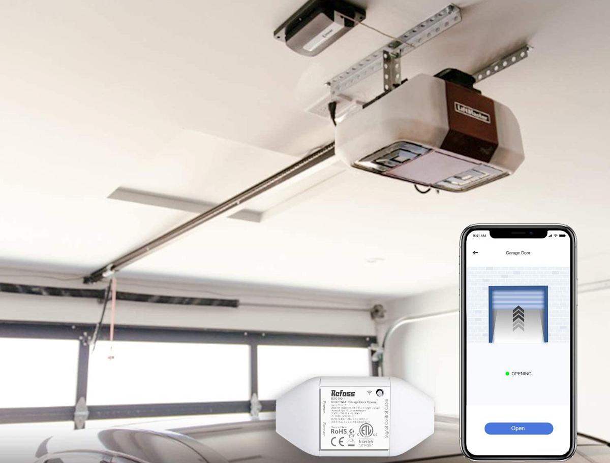 Smart garage door system installation